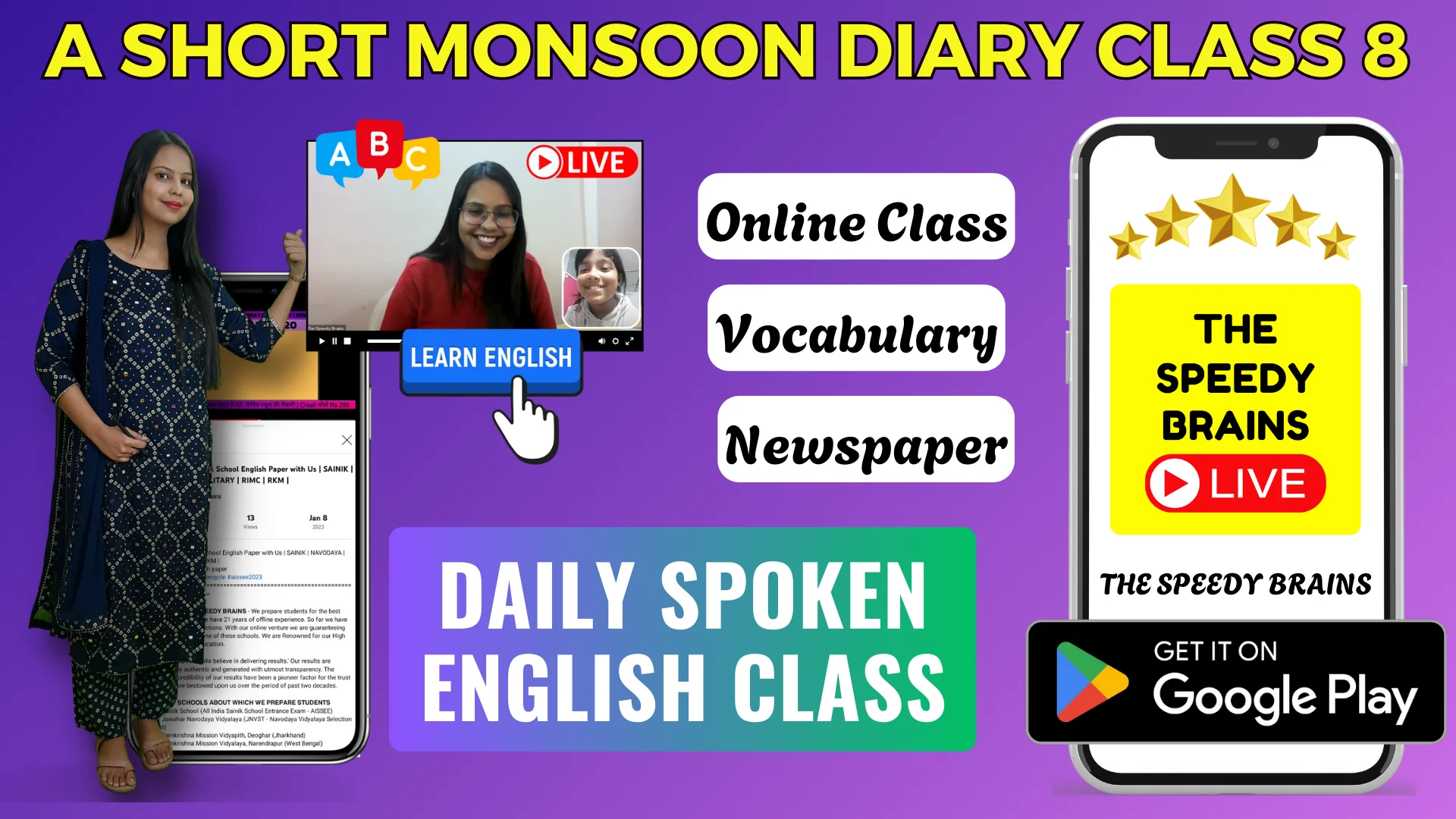 A Short Monsoon Diary Class 8 English NCERT Solutions