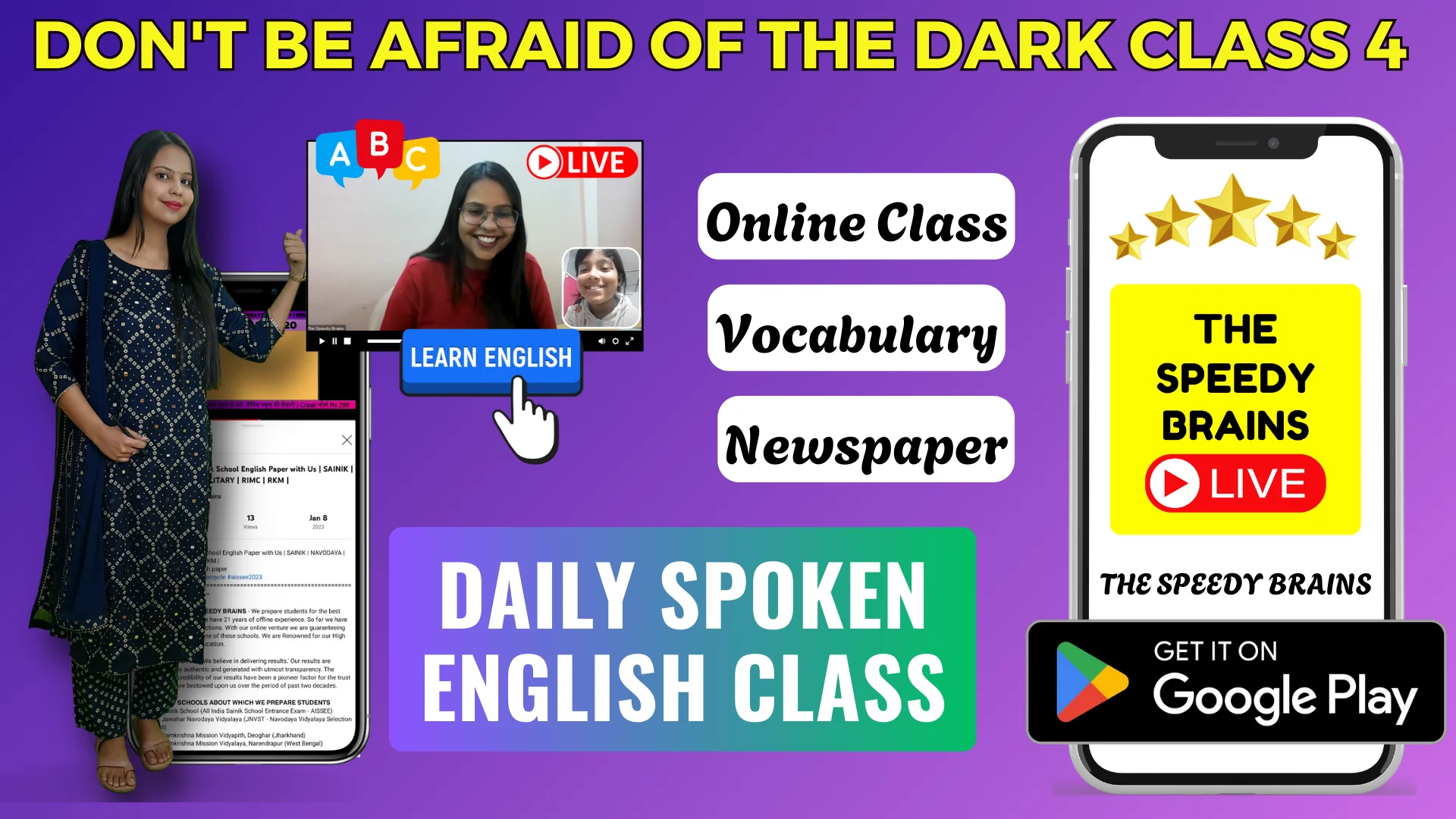 Don't be Afraid of the Dark Class 4 English NCERT Solutions
